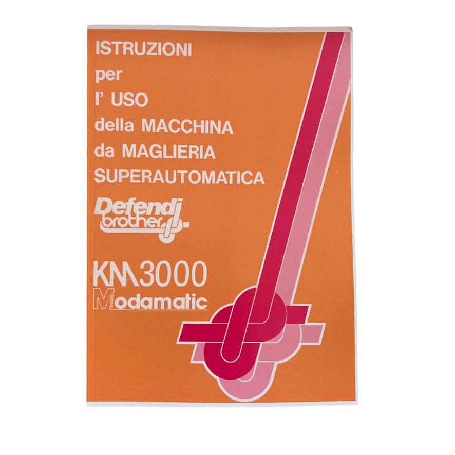 Manuale Brother KM3000 - ristampa