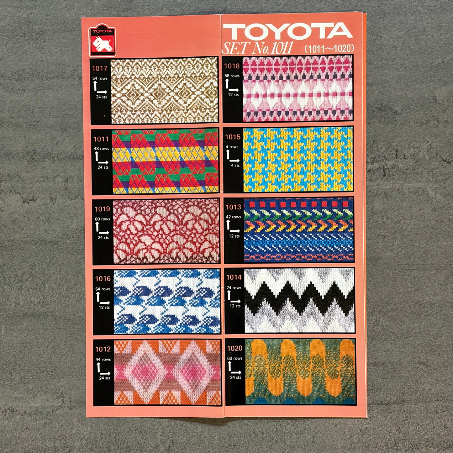 Schede Toyota set n.1011