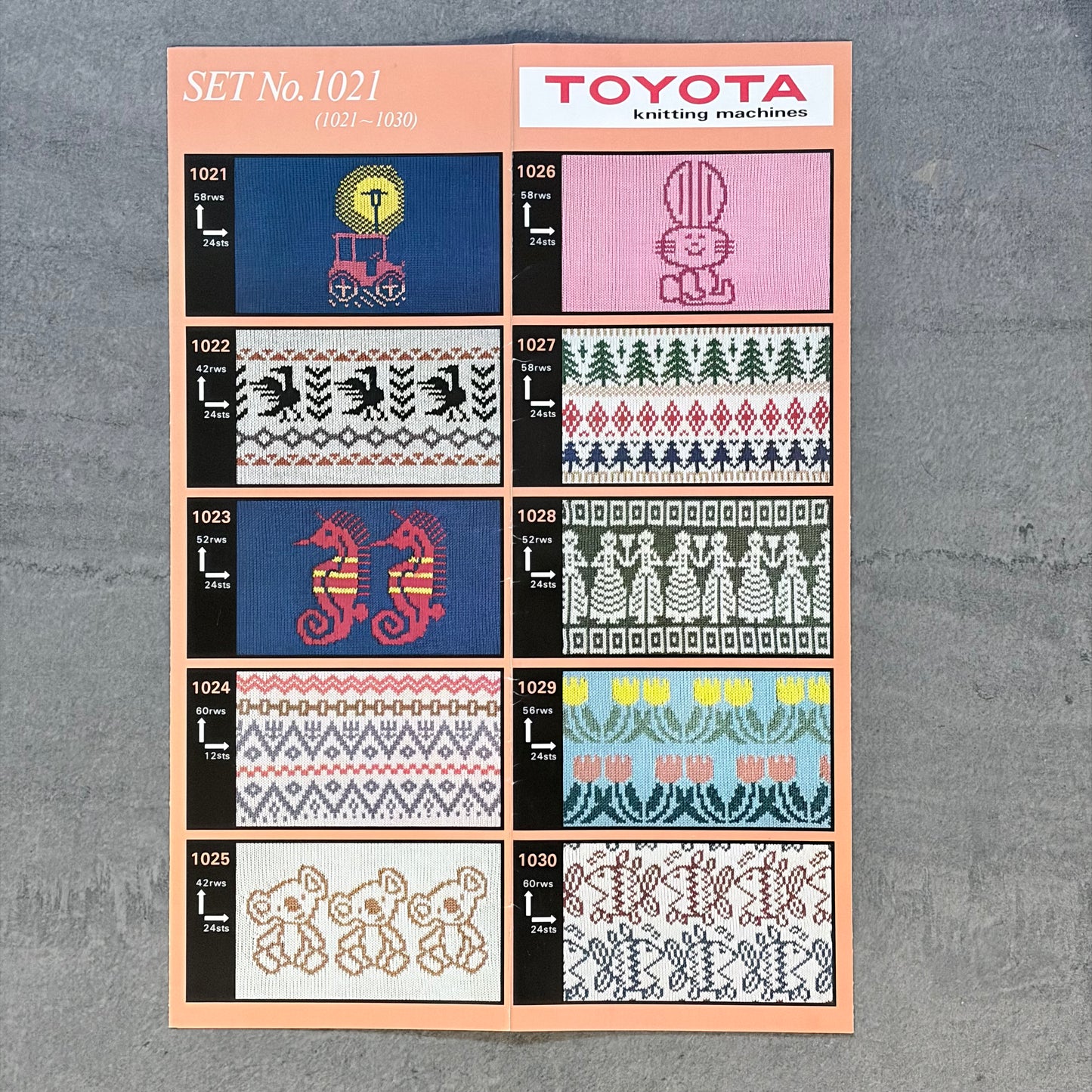 Schede Toyota set n.1021