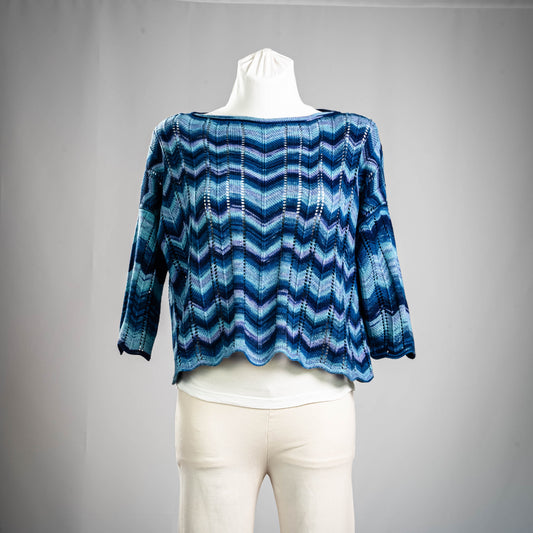 modello pullover zig zag